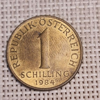 Austria 1 Schilling 1984 KM-2886 XF