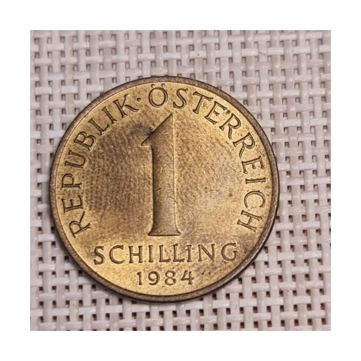 Austria 1 Schilling 1984 KM-2886 XF
