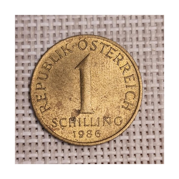 Austria 1 Schilling 1986 KM-2886 XF