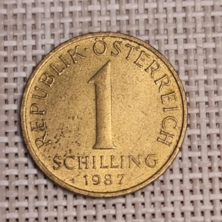 Austria 1 Schilling 1987 KM-2886 XF