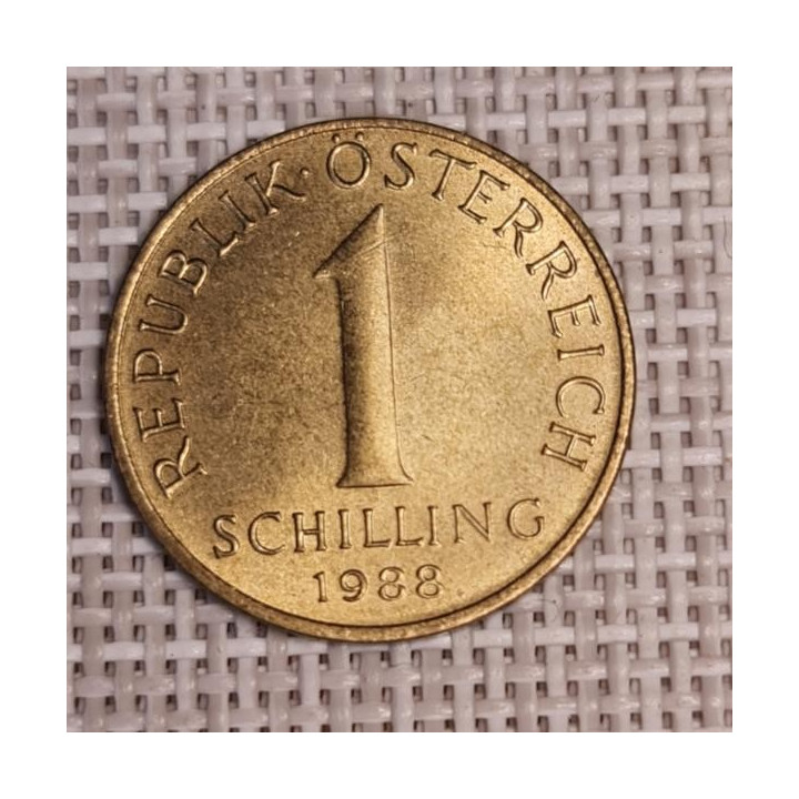 Austria 1 Schilling 1988 KM-2886 XF