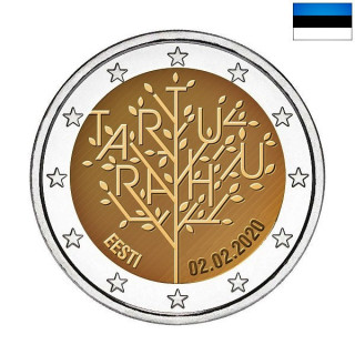 Estonia 2 Euro 2020 "Tartu" UNC