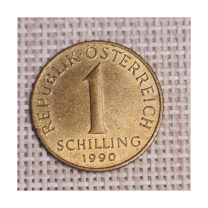 Austria 1 Schilling 1990 KM-2886 XF