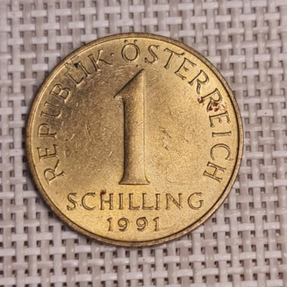Austria 1 Schilling 1991 KM-2886 XF