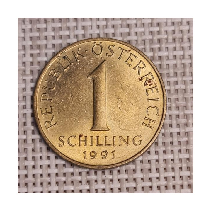 Austria 1 Schilling 1991 KM-2886 XF
