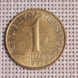 Austria 1 Schilling 1997 KM-2886 XF