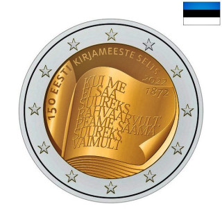 Estonia 2 Euro 2022 "Estonian Literati" UNC
