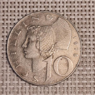 Austria 10 Schilling 1976 KM-2918 VF