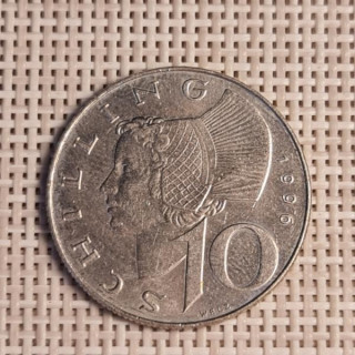Austria 10 Schilling 1996 KM-2918 VF