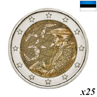 Estonia 2 Euro 2022 "Erasmus (ERA)" Roll