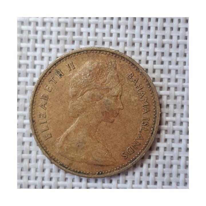 Bahamas 1 Cent 1966 KM-2 VF