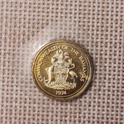 Bahamas 1 Cent 1974 KM-59 Proof