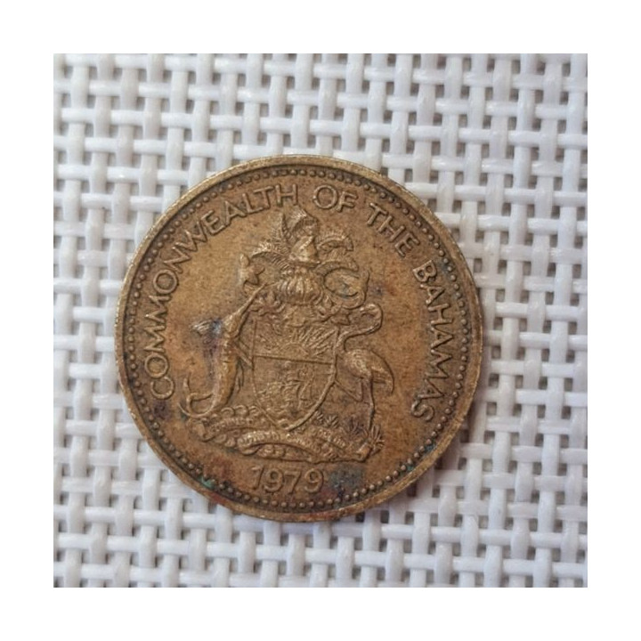 Bahamas 1 Cent 1979 KM-59 VF