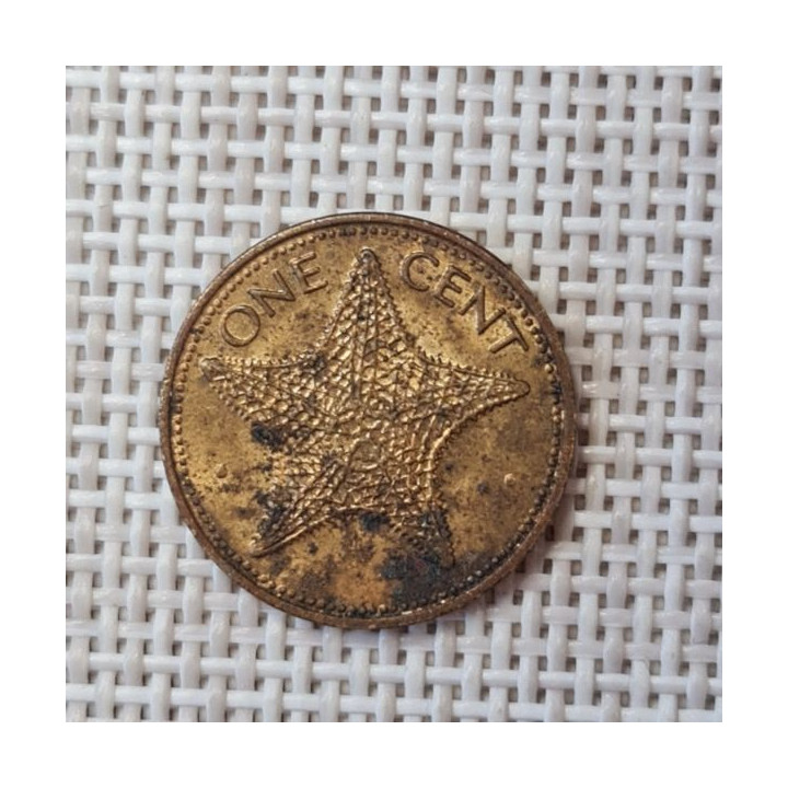 Bahamas 1 Cent 1980 KM-59 VF