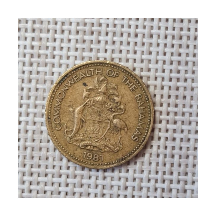 Bahamas 1 Cent 1981 KM-59 VF