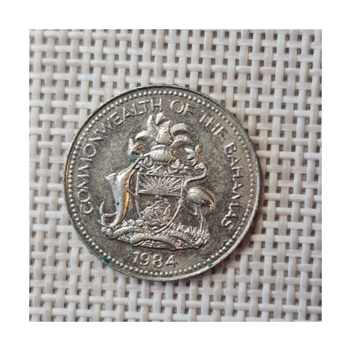 Bahamas 5 Cents 1984 KM-60 VF