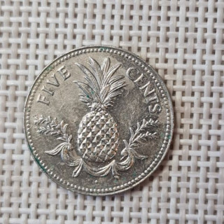 Bahamas 5 Cents 1984 KM-60 VF