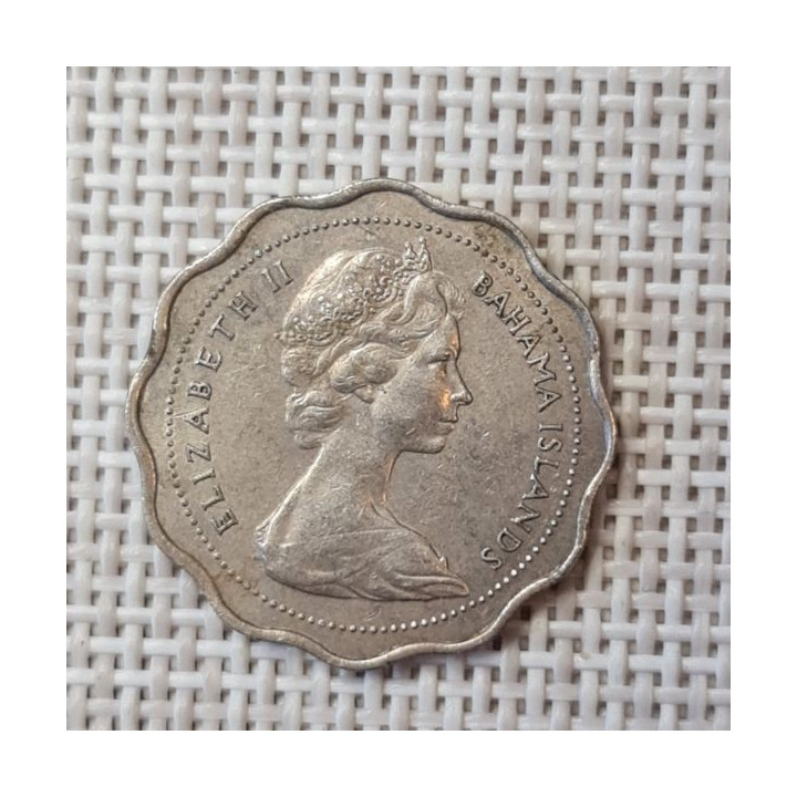 Bahamas 10 Cents 1969 KM-4 VF