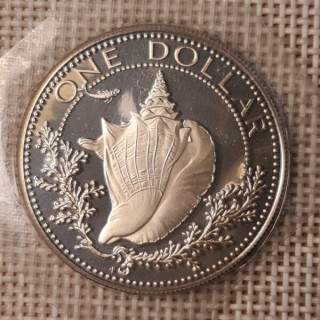 Bahamas 1 Dollar 1974 KM-65a Proof
