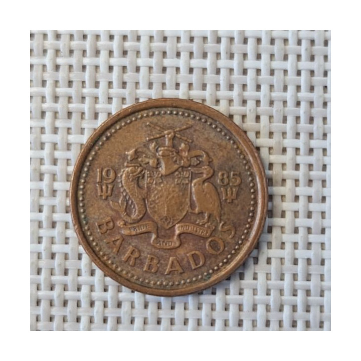 Barbados 1 Cent 1985 KM-10 VF