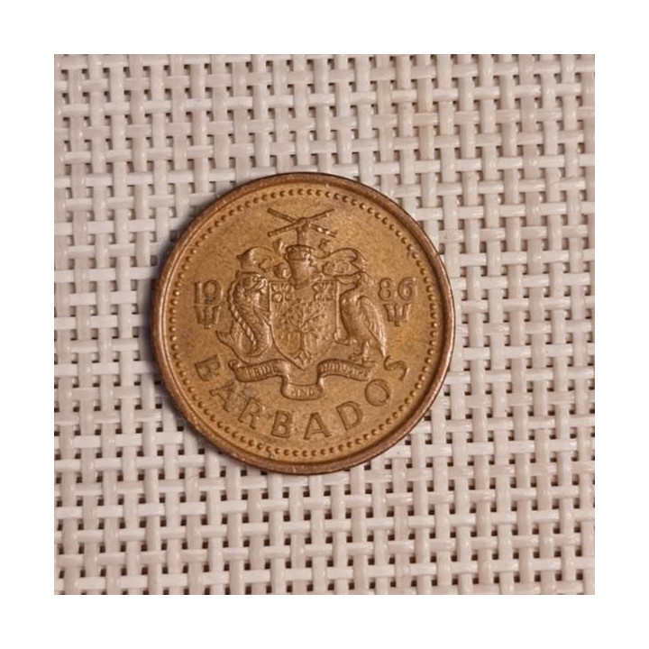 Barbados 1 Cent 1986 KM-10 VF