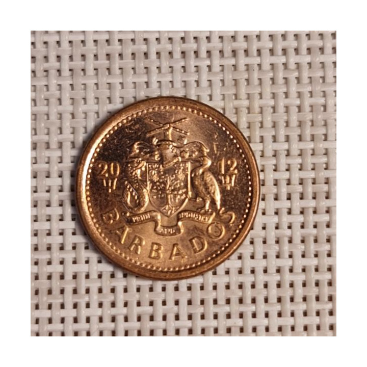Barbados 1 Cent 2012 KM-10b XF