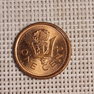 Barbados 1 Cent 2012 KM-10b XF