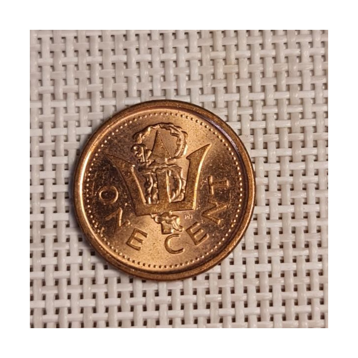 Barbados 1 Cent 2012 KM-10b XF