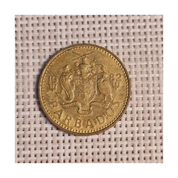 Barbados 5 Cents 1982 KM-11 VF