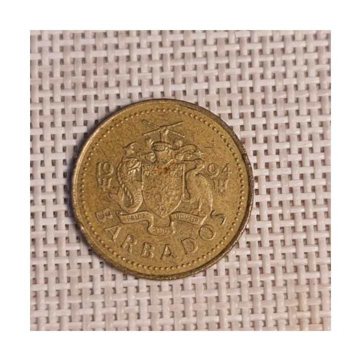 Barbados 5 Cents 1994 KM-11 VF