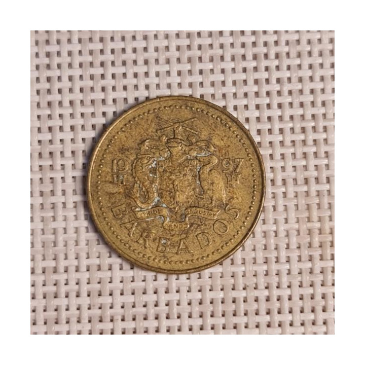 Barbados 5 Cents 1997 KM-11 VF