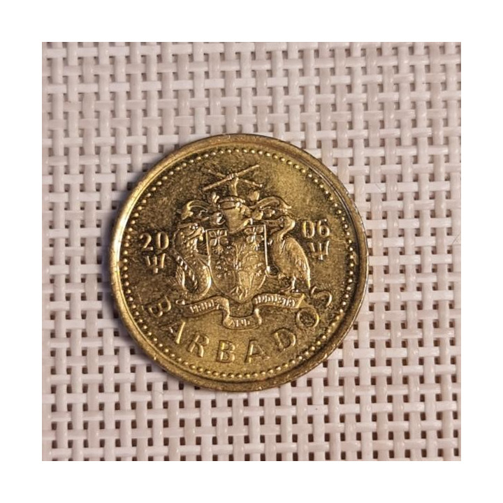 Barbados 5 Cents 2006 KM-11 VF