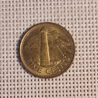 Barbados 5 Cents 2008 KM-11a VF