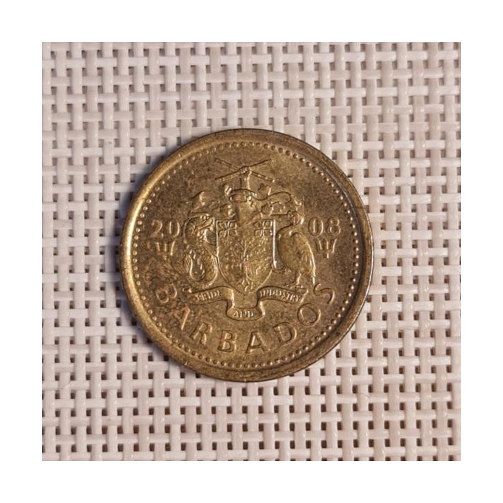 Barbados 5 Cents 2008 KM-11a VF