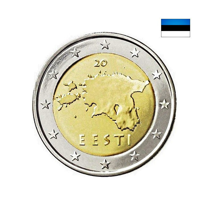 Estonia 2 x 2 Euro 2018 "Independence" UNC (Coin Card)