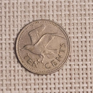 Barbados 10 Cents 1979 KM-12 VF