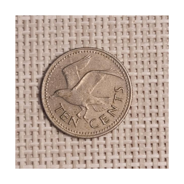 Barbados 10 Cents 1980 KM-12 VF