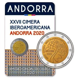 Andorra 2 Euro 2020 "Ibero American" BU (Coin Card)