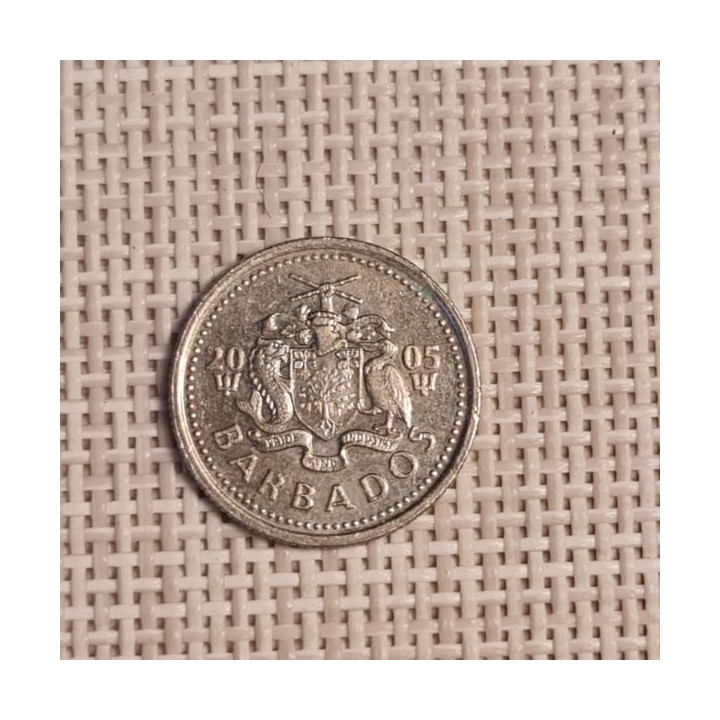 Barbados 10 Cents 2005 KM-12 VF