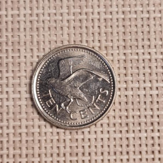 Barbados 10 Cents 2012 KM-12a VF