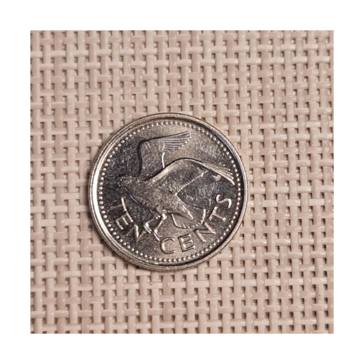 Barbados 10 Cents 2012 KM-12a VF