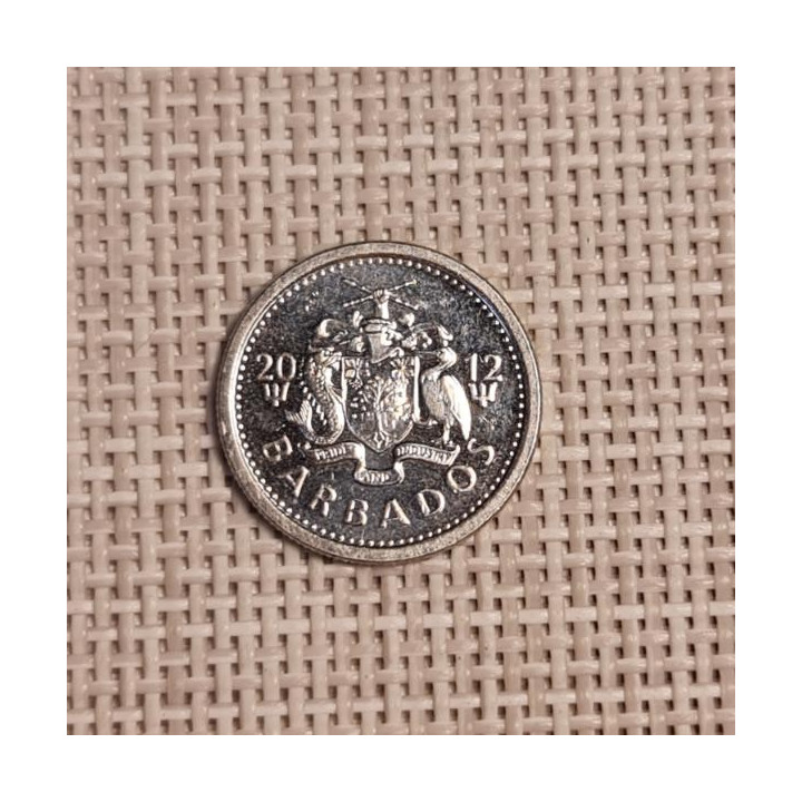 Barbados 10 Cents 2012 KM-12a VF