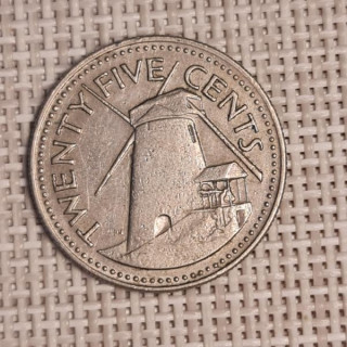 Barbados 25 Cents 1996 KM-13 VF