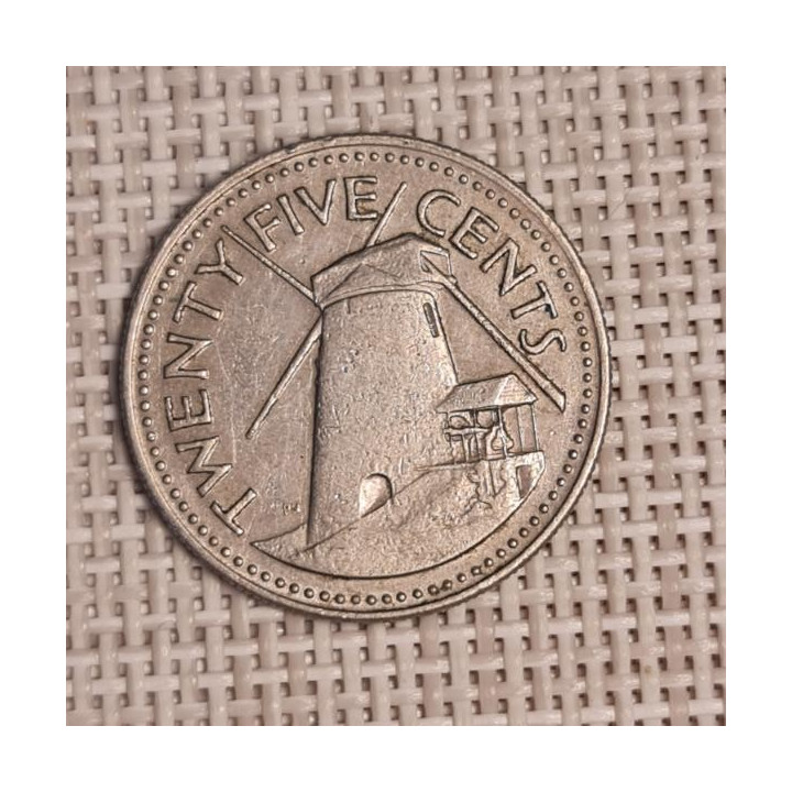 Barbados 25 Cents 1996 KM-13 VF