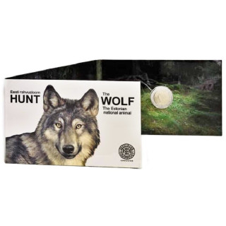 Estonia 2 Euro 2021 "Wolf" BU (Coin Card)