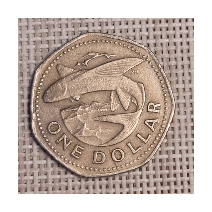 Barbados 1 Dollar 1979 KM-14.1 VF