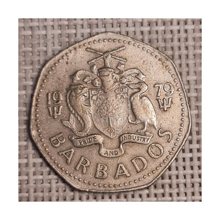Barbados 1 Dollar 1979 KM-14.1 VF