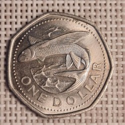 Barbados 1 Dollar 1989 KM-14.2 VF