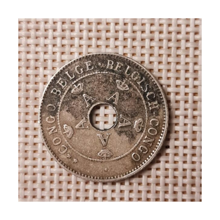 Belgian Congo 10 Centimes 1927 KM-18 VF