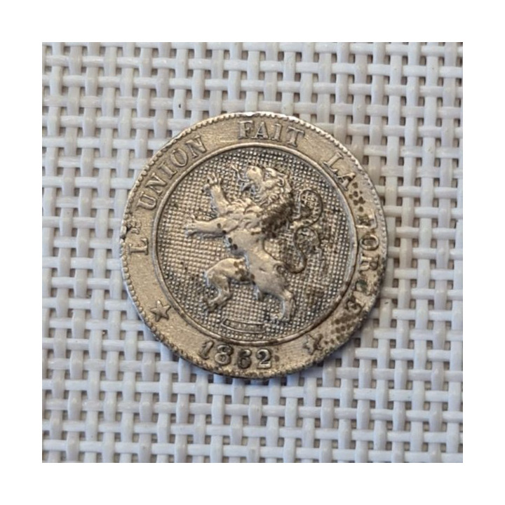 Belgium 5 Centimes 1862 KM-21 VF